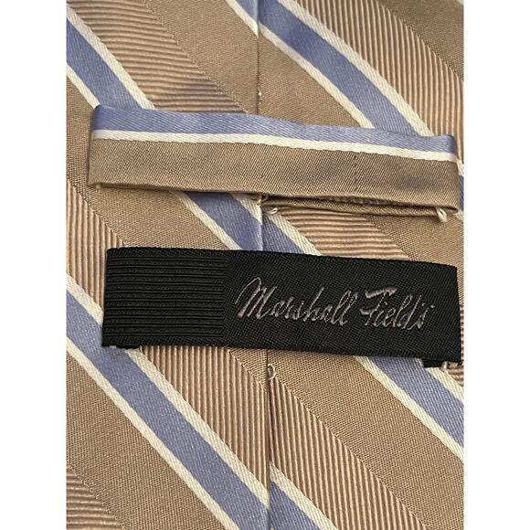 Marshall Fields 100% Silk Men’s Neck Tie Made In China - Picture 8 of 9